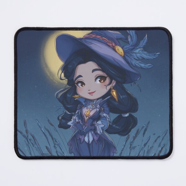 Item preview, Chibi Lunar Witch | Cute Moonlit Sorceress Art designed and sold by MyChibiArts.