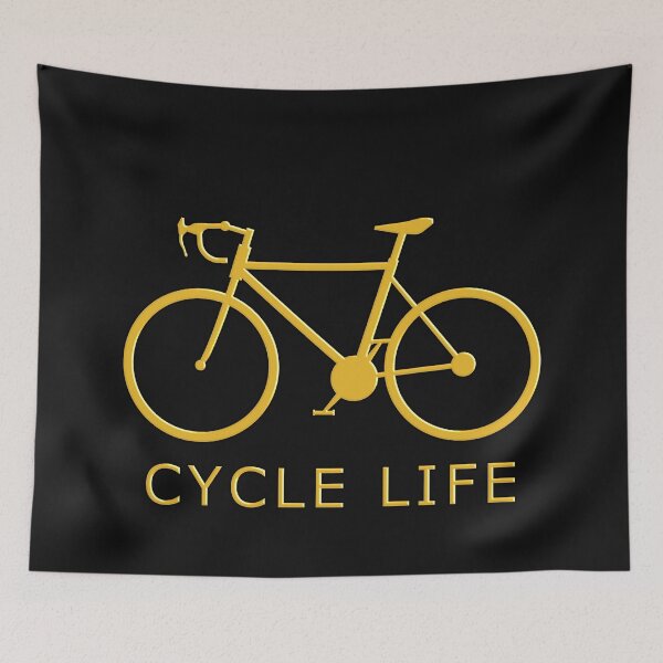 Item preview, cycle life, minimalist bicycle lifestyle design for true cycling lovers. good life style designed and sold by rikyfreestyle.