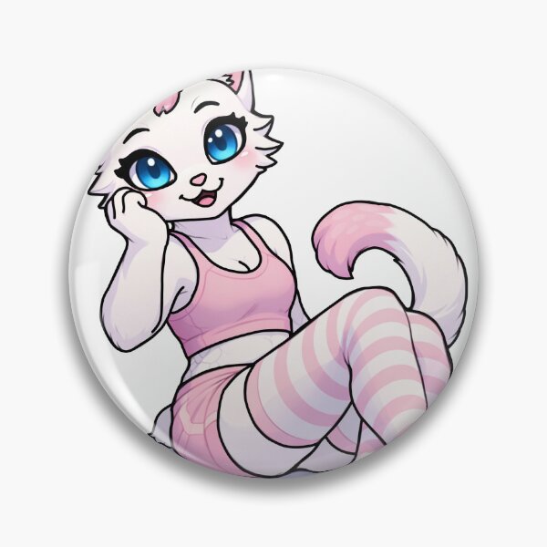 Item preview, Anthro Cat Girl Illustration – Soft Pastel Digital Art designed and sold by GSDraws.