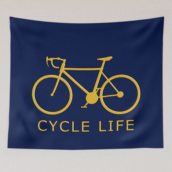 Item preview, cycle life, minimalist bicycle lifestyle design for true cycling lovers. good life style designed and sold by rikyfreestyle.