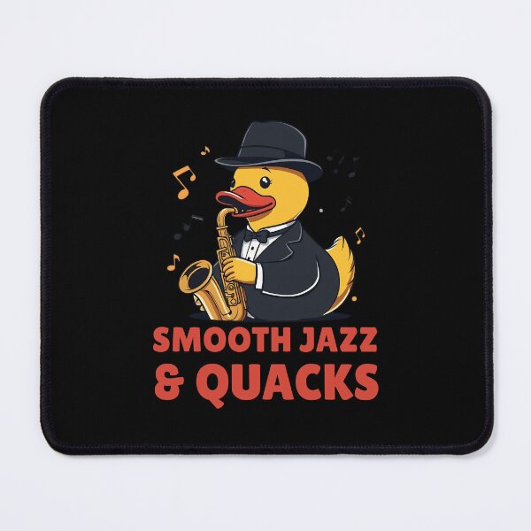 Item preview, Jazz Duck – Smooth Jazz and Quacks Funny Saxophone Duck designed and sold by RubberQuack.