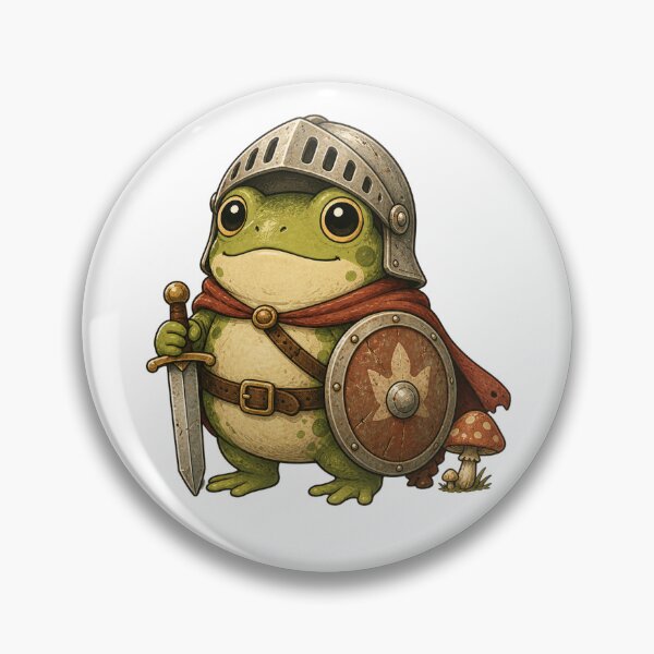 Item preview, Cute frog knight fantasy designed and sold by Kurogami13.