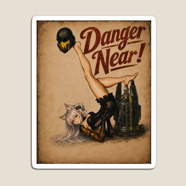 Item preview, Danger Near designed and sold by MadamHalloween.