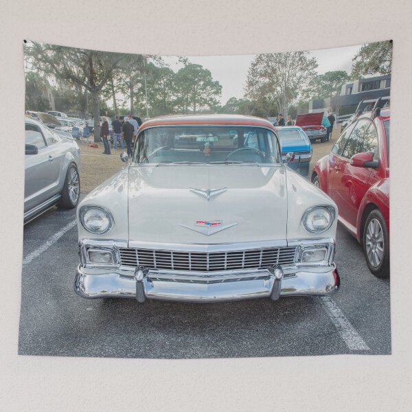 Item preview,  1956 Tan and White Chevrolet Bel Air 210 Station Wagon X224 designed and sold by RichFrancoCars.