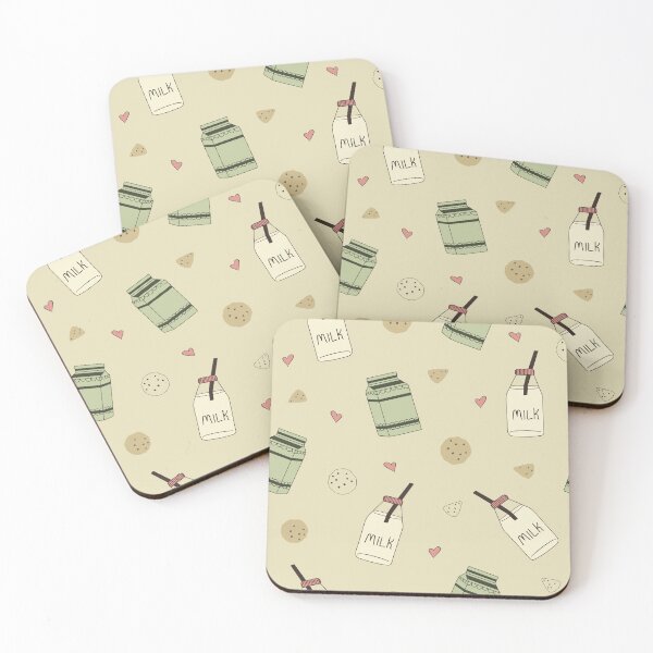 Item preview, Cute Milk and Cookies Seamless Pattern - Hand Drawn Aesthetic designed and sold by alijun.