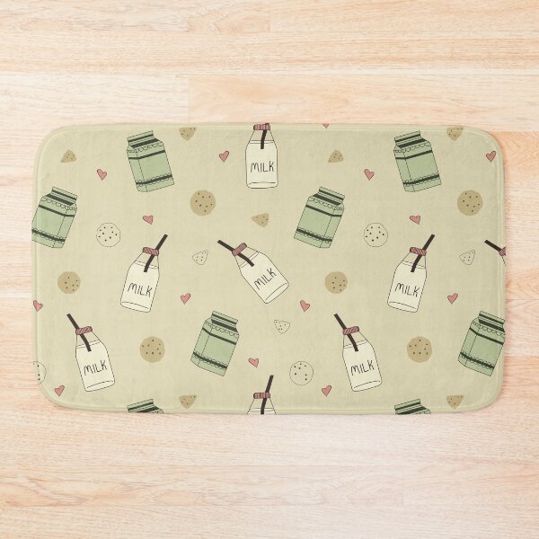 Item preview, Cute Milk and Cookies Seamless Pattern - Hand Drawn Aesthetic designed and sold by alijun.