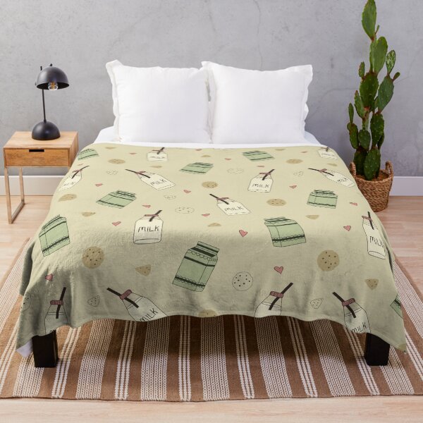 Item preview, Cute Milk and Cookies Seamless Pattern - Hand Drawn Aesthetic designed and sold by alijun.