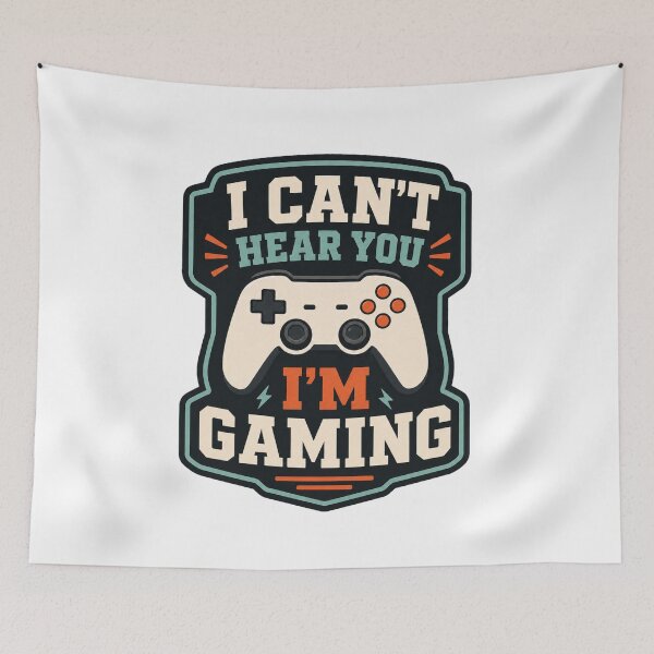 Item preview, I Can't Hear You, I'm Gaming designed and sold by Kurogami13.