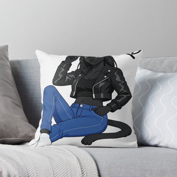 Item preview, Anthro Panther Girl – Urban Streetwear Digital Illustration designed and sold by GSDraws.