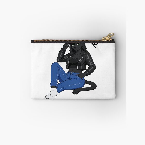 Item preview, Anthro Panther Girl – Urban Streetwear Digital Illustration designed and sold by GSDraws.