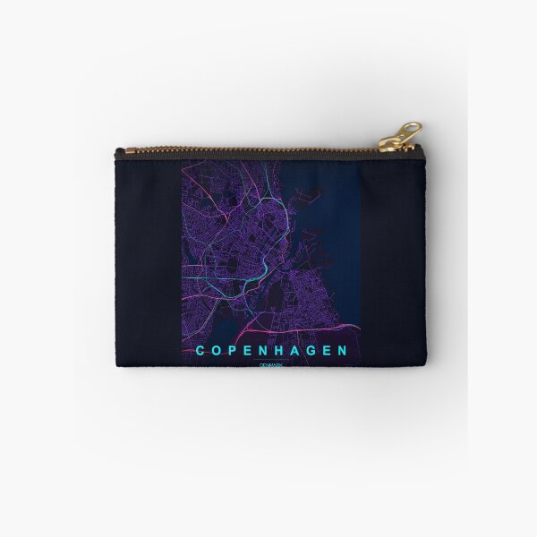 Item preview, Neon Style Map of Copenhagen, Denmark designed and sold by Enea Kelo.