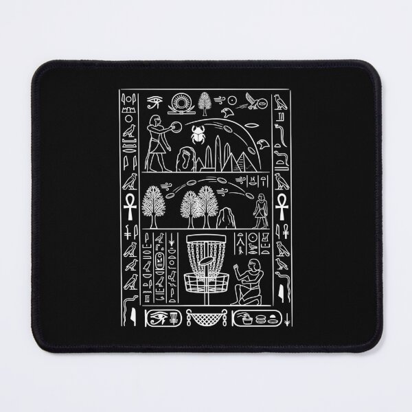 Item preview, Funny Disc Golf Player Ancient Egyptian Hieroglyphics designed and sold by GrandeDuc.