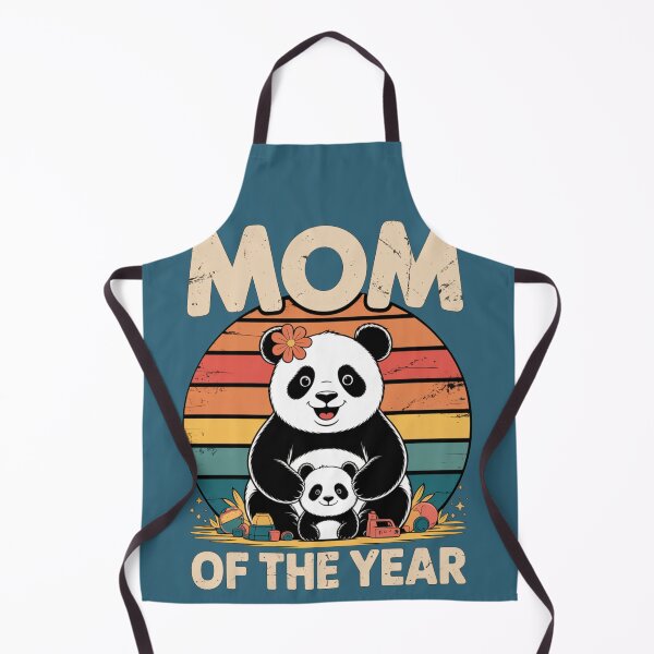 Item preview, Mom Of The Year Panda Shirt – Cute Retro Panda Mom Gift designed and sold by Biedroneczka.