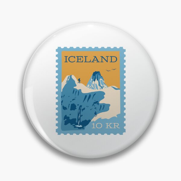 Item preview, Iceland - Iceland Stamp - Funny gifts for Iceland enthusiasts designed and sold by iX-Physio.