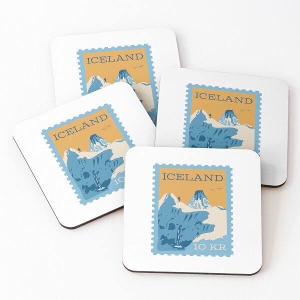 Item preview, Iceland - Iceland Stamp - Funny gifts for Iceland enthusiasts designed and sold by iX-Physio.