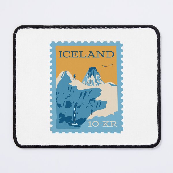 Item preview, Iceland - Iceland Stamp - Funny gifts for Iceland enthusiasts designed and sold by iX-Physio.