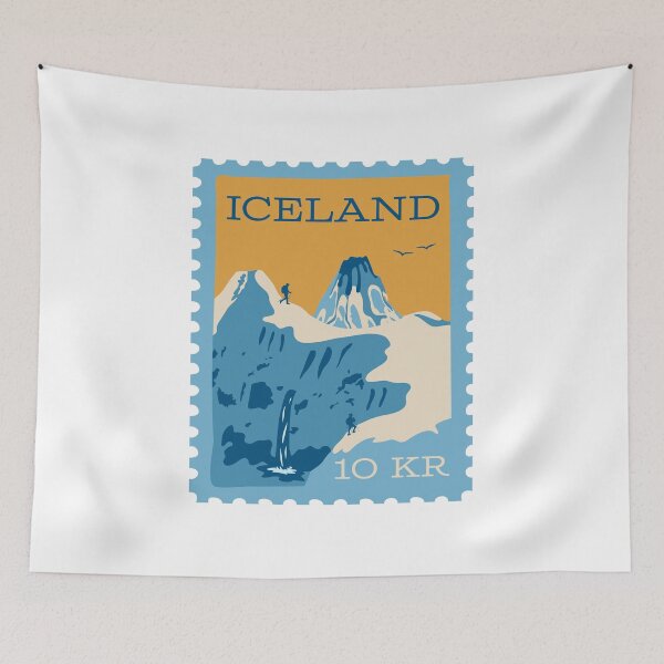 Item preview, Iceland - Iceland Stamp - Funny gifts for Iceland enthusiasts designed and sold by iX-Physio.