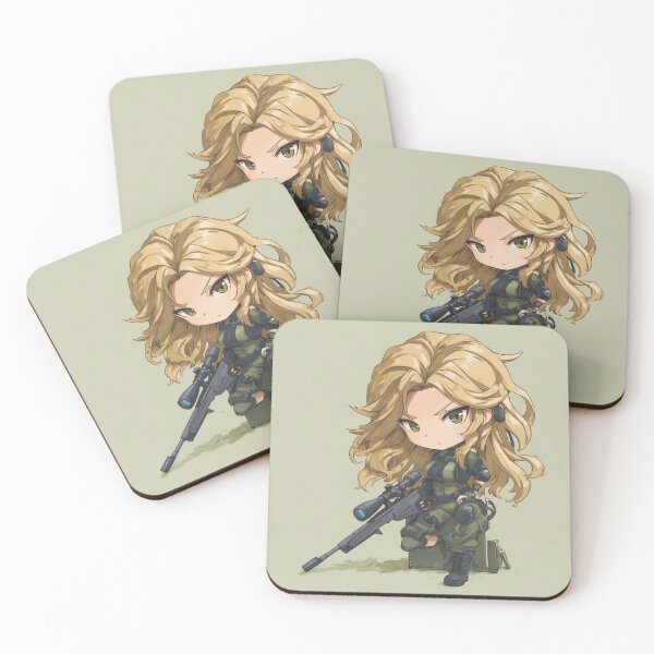 Item preview, Chibi Elite Sharpshooter | Cute Tactical Sniper Art designed and sold by MyChibiArts.