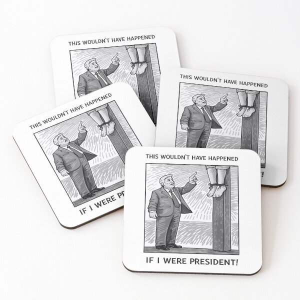 Item preview, Trump Political Meme – This Wouldn't Have Happened If I Were President Satire Cartoon designed and sold by alijun.