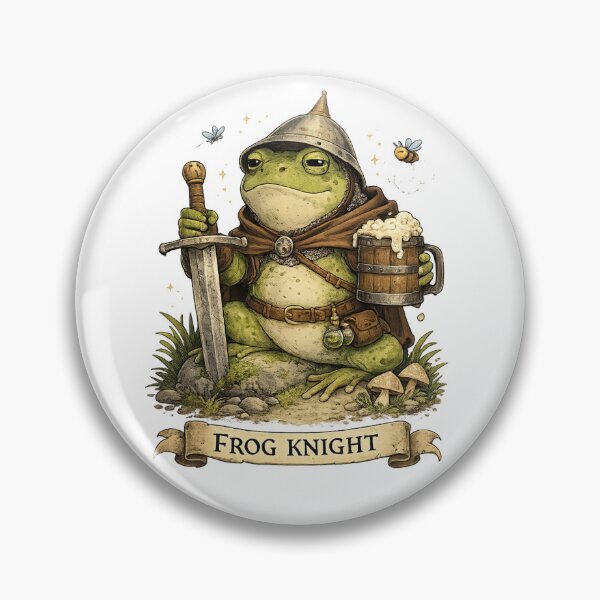 Item preview, Frog Knight Drinking Ale designed and sold by Kurogami13.