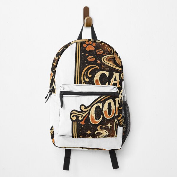 Item preview, Coffee Cats & Chaos Vintage Retro Cat Lover Design designed and sold by DailyTrendFinds.