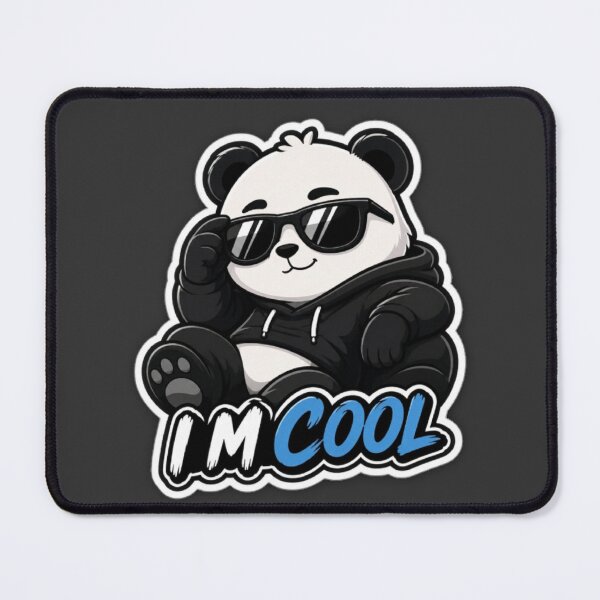 Item preview, Cool Panda Hoodie Sticker designed and sold by PixoNest.