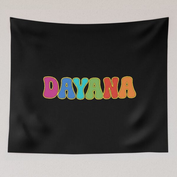 Item preview, ❤️ Dayana Personalized Name Wavy Retro Shirt, Coffee Mug, Sticker Gift designed and sold by HelixPedia.