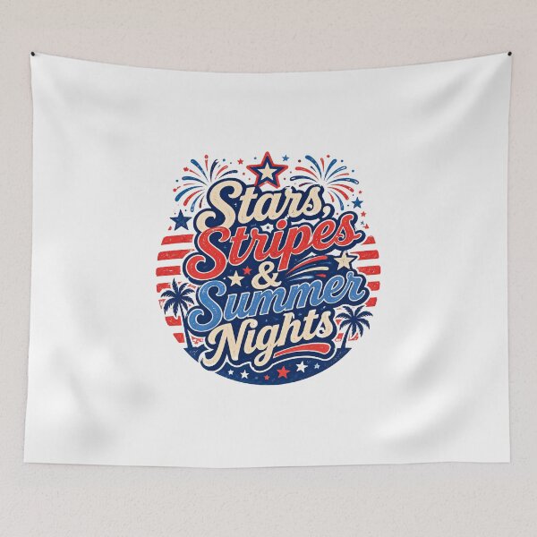 Item preview, Stars Stripes and Summer Nights designed and sold by rhainlds.