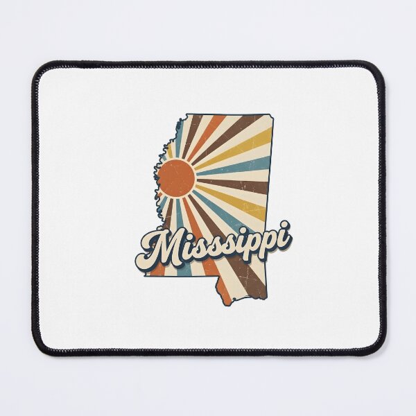 Item preview, Mississippi Retro Sunset State Silhouette – Vintage Distressed Design designed and sold by Paper Drip.
