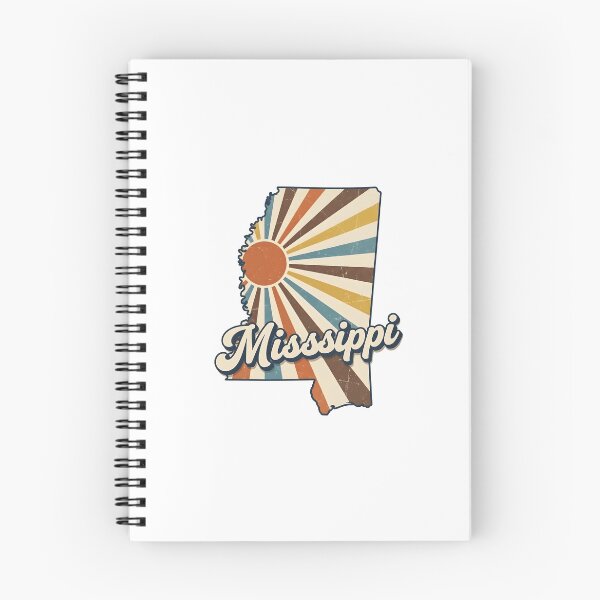 Item preview, Mississippi Retro Sunset State Silhouette – Vintage Distressed Design designed and sold by Paper Drip.