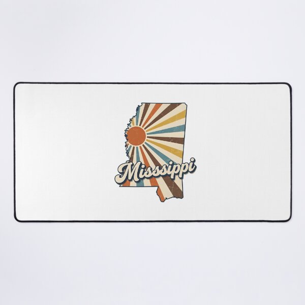 Item preview, Mississippi Retro Sunset State Silhouette – Vintage Distressed Design designed and sold by Paper Drip.