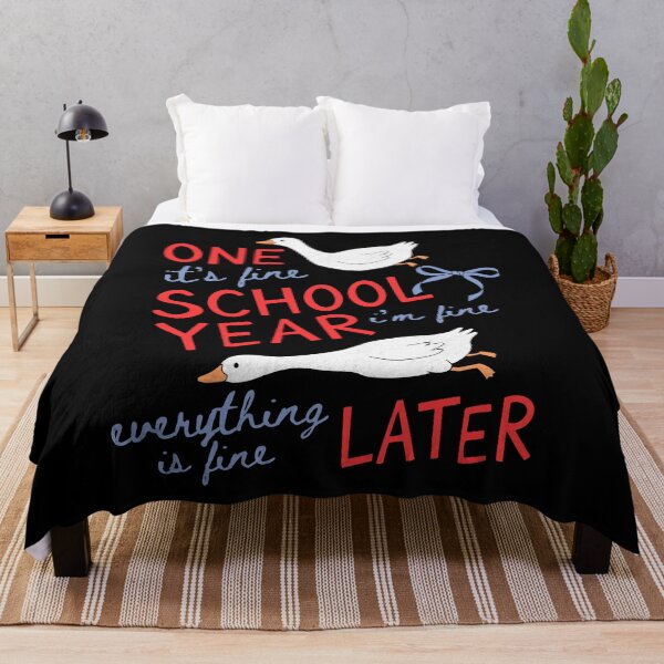Item preview, Funny Goose Teacher End School Year Chaos Humor Meme designed and sold by FreshVibe Prints.