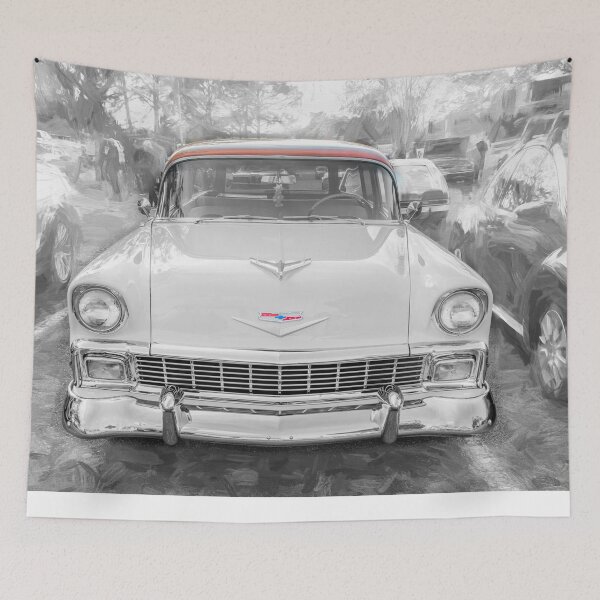Item preview,  1956 Tan and White Chevrolet Bel Air 210 Station Wagon X226 designed and sold by RichFrancoCars.