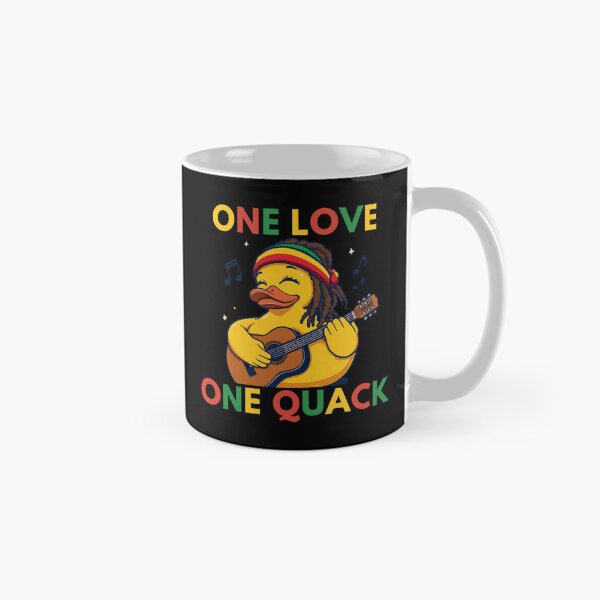 Item preview, Reggae Duck – One Love One Quack Funny Rasta Rubber Duck designed and sold by RubberQuack.