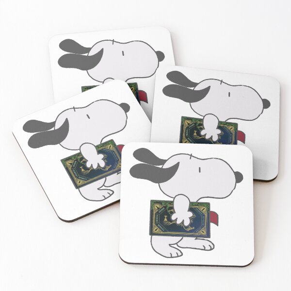 Item preview, snoopy reading the tainted cup designed and sold by liveawhimsylife.
