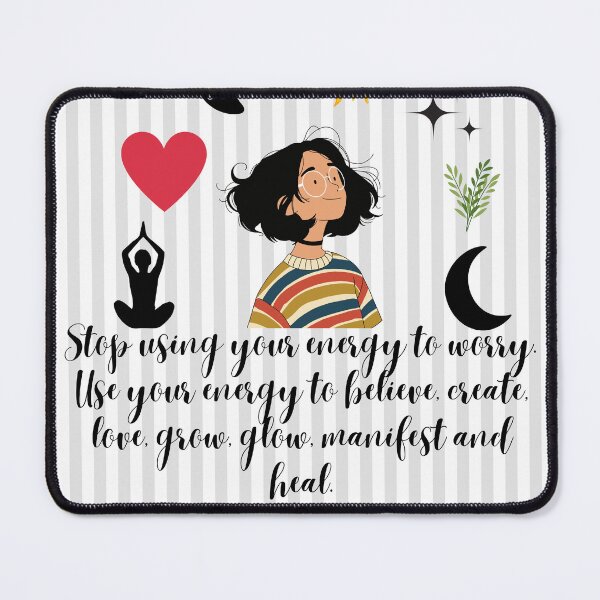 Item preview, Energy Over Worry designed and sold by YuvikaYuvaan5.