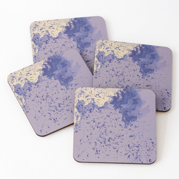 Item preview, Lavendar lemonade abstract design designed and sold by CottageComfortsShoppe.