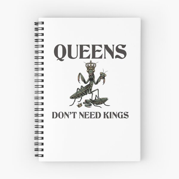 Item preview, Queen Don’t Need King Retro Mantis Shirt Funny Dark Humor Design designed and sold by Wild Pixel Studio.