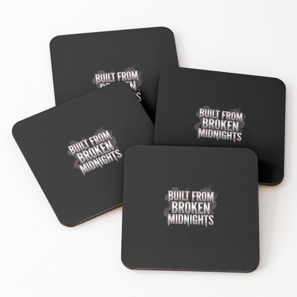 Item preview, Built From Broken Midnights - Motivational Dark Aesthetic designed and sold by WildPeak Threads.