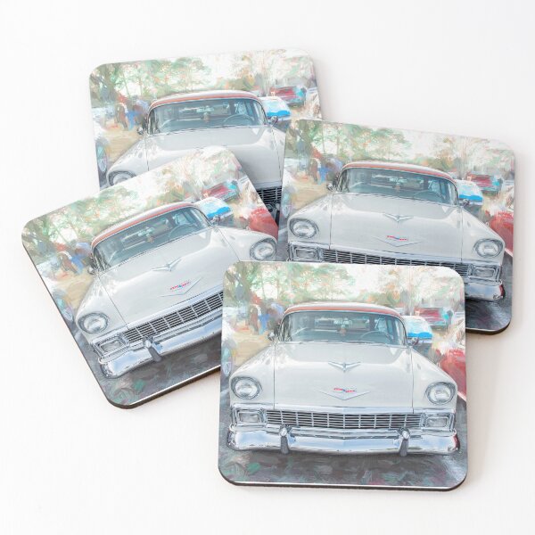 Item preview,  1956 Tan and White Chevrolet Bel Air 210 Station Wagon X227 designed and sold by RichFrancoCars.