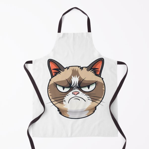 Item preview, Grumpy Cat Sticker | Angry Cat Meme | Funny Moody Cat Aesthetic Sticker designed and sold by ZYNORAworld.