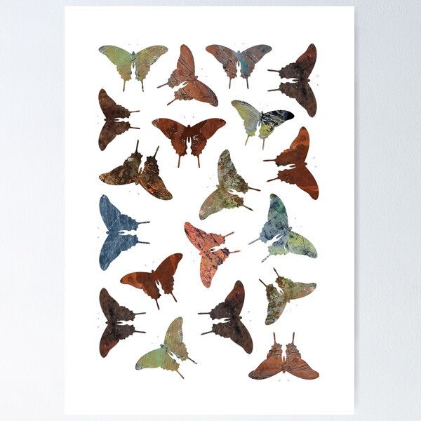 Item preview, Steampunk Butterfly Sticker Sheet designed and sold by LiviaPenroseDesigns.