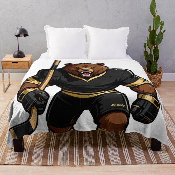 Item preview, Muscular Bear Hockey Player Mascot | Boston NHL designed and sold by Pandora´s Box.