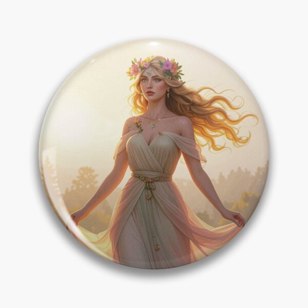 Item preview, Flora's Awakening: Goddess in a Tulip Field designed and sold by NeyhineAngelionShop.