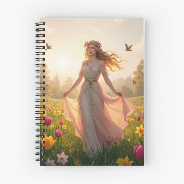 Item preview, Flora's Awakening: Goddess in a Tulip Field designed and sold by NeyhineAngelionShop.
