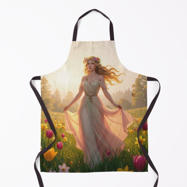 Item preview, Flora's Awakening: Goddess in a Tulip Field designed and sold by NeyhineAngelionShop.