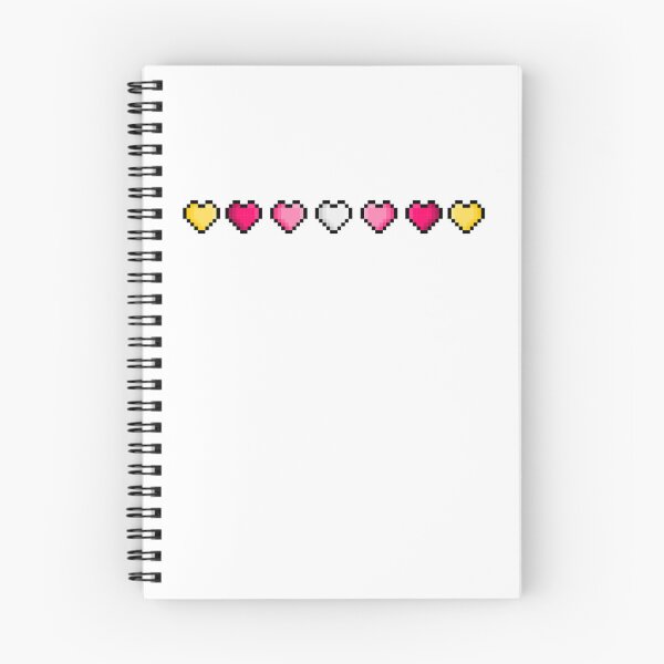 Item preview, Pixel Pangender Pride Flag Hearts designed and sold by HarveyHandcraftsandDesigns.