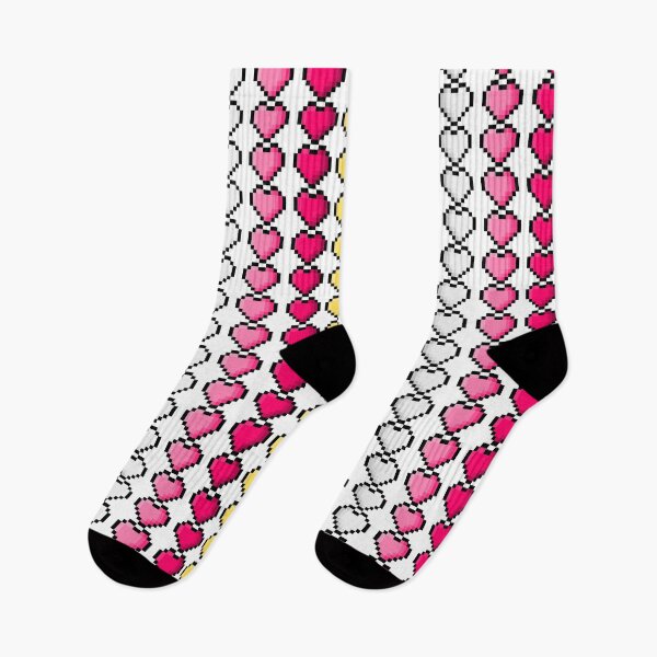 Item preview, Pixel Pangender Pride Flag Hearts designed and sold by HarveyHandcraftsandDesigns.