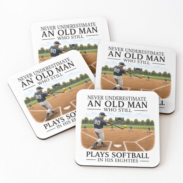 Item preview, Never Underestimate An Old Man Who Still Plays Softball in His Eighties designed and sold by Sonofwilliam.