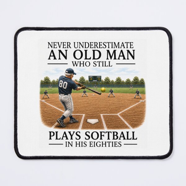 Item preview, Never Underestimate An Old Man Who Still Plays Softball in His Eighties designed and sold by Sonofwilliam.